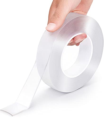 Doppelseitiges Klebeband, strapazierfähig, 5 m, Mehrzweck-Wand-Klebeband, abnehmbares Montageband, wiederverwendbar, stark, transparent, Gel-Klebeband, Poster-Teppichband für Kleisterartikel, Haushalt Doppelseitiges Klebeband, strapazierfähig, 5 m, Mehrzweck-Wand-Klebeband, abnehmbares Montageband, wiederverwendbar, stark, transparent, Gel-Klebeband, Poster-Teppichband für Kleisterartikel, Haushalt von diyfixlcd
