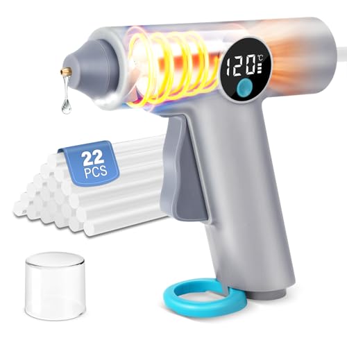 diymore Heißklebepistole Akku, 2500mAh Heißklebepistole Kabellos, Type-C, 35S Schnelles Aufheizen, mit 22 Heissklebepistole Klebesticks 7mm, Für Geschenke zum Selbermachen, Basteln diymore Heißklebepistole Akku, 2500mAh Heißklebepistole Kabellos, Type-C, 35S Schnelles Aufheizen, mit 22 Heissklebepistole Klebesticks 7mm, Für Geschenke zum Selbermachen, Basteln von diymore