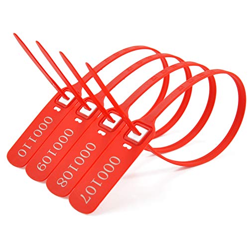 Tamper Seal Sicherheitsetiketten, Sicherheitsbinder, Vorhängeschlösser, Kabelbinder – Bänder.(Red) von djgkENVQ
