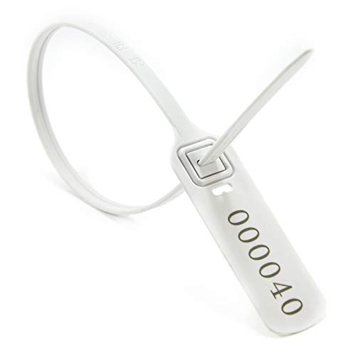 Tamper Seal Sicherheitsetiketten, Sicherheitsbinder, Vorhängeschlösser, Kabelbinder – Bänder.(White) von djgkENVQ