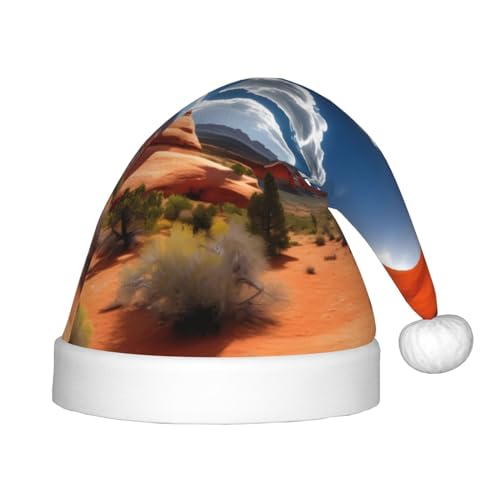 dkkuvt Arches Nationalpark-Standard-Druck, festlicher Spaß, Unisex, Weihnachtsmütze, für die meisten Weihnachtsfeiern, Urlaubsbedarf, Weihnachtsmütze dkkuvt Arches Nationalpark-Standard-Druck, festlicher Spaß, Unisex, Weihnachtsmütze, für die meisten Weihnachtsfeiern, Urlaubsbedarf, Weihnachtsmütze von dkkuvt