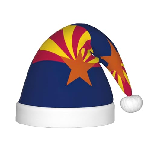 dkkuvt Arizona-Flaggen-Druck, festlich, lustig, Unisex, Weihnachtsmütze, für die meisten Weihnachtsfeiern, Urlaubsbedarf, Weihnachtsmützen dkkuvt Arizona-Flaggen-Druck, festlich, lustig, Unisex, Weihnachtsmütze, für die meisten Weihnachtsfeiern, Urlaubsbedarf, Weihnachtsmützen von dkkuvt