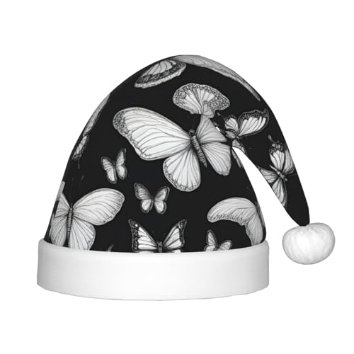 dkkuvt Handgezeichneter farbiger Schmetterling, 1 Druck, festlicher Spaß, Unisex, Weihnachtsmütze, die meisten Weihnachtsfeiern, Urlaubsbedarf, Weihnachtsmützen dkkuvt Handgezeichneter farbiger Schmetterling, 1 Druck, festlicher Spaß, Unisex, Weihnachtsmütze, die meisten Weihnachtsfeiern, Urlaubsbedarf, Weihnachtsmützen von dkkuvt