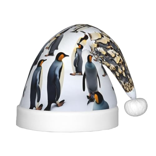 dkkuvt Weihnachtsmütze, Motiv: Pinguine im Schnee, festlich, lustig, Unisex, für die meisten Weihnachtsfeiern, Urlaubsbedarf, Weihnachtsmütze dkkuvt Weihnachtsmütze, Motiv: Pinguine im Schnee, festlich, lustig, Unisex, für die meisten Weihnachtsfeiern, Urlaubsbedarf, Weihnachtsmütze von dkkuvt
