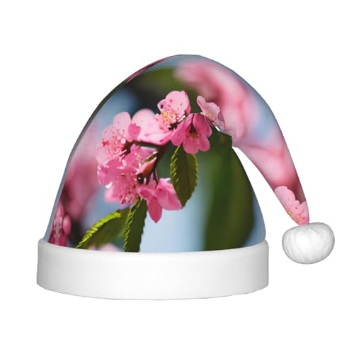 dkkuvt Weihnachtsmütze, Motiv: rosa Kirschblüten, 1 Druck, festlicher Spaß, Unisex, Weihnachtsmütze, für die meisten Weihnachtsfeiern, Urlaubsbedarf, Weihnachtsmützen dkkuvt Weihnachtsmütze, Motiv: rosa Kirschblüten, 1 Druck, festlicher Spaß, Unisex, Weihnachtsmütze, für die meisten Weihnachtsfeiern, Urlaubsbedarf, Weihnachtsmützen von dkkuvt
