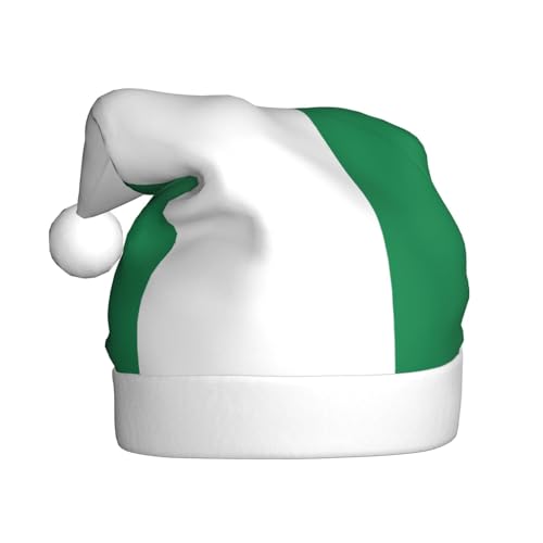 dkkuvt Weihnachtsmütze mit Nigeria-Flagge, bedruckt, 53–60 cm, Weihnachtszubehör, Partyzubehör, Urlaub, Nikolausmütze dkkuvt Weihnachtsmütze mit Nigeria-Flagge, bedruckt, 53–60 cm, Weihnachtszubehör, Partyzubehör, Urlaub, Nikolausmütze von dkkuvt