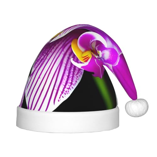 dkkuvt Weihnachtsmütze mit Orchideen-Blumendruck, festlich, lustig, unisex, für die meisten Weihnachtsfeiern, Urlaubsbedarf, Weihnachtsmütze dkkuvt Weihnachtsmütze mit Orchideen-Blumendruck, festlich, lustig, unisex, für die meisten Weihnachtsfeiern, Urlaubsbedarf, Weihnachtsmütze von dkkuvt