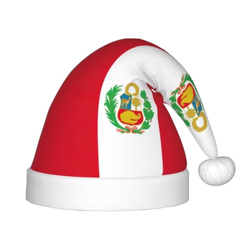 dkkuvt Weihnachtsmütze mit Peru-Flagge bedruckt, festlich, lustig, unisex, für die meisten Weihnachtsfeiern, Urlaubsbedarf, Weihnachtsmütze dkkuvt Weihnachtsmütze mit Peru-Flagge bedruckt, festlich, lustig, unisex, für die meisten Weihnachtsfeiern, Urlaubsbedarf, Weihnachtsmütze von dkkuvt