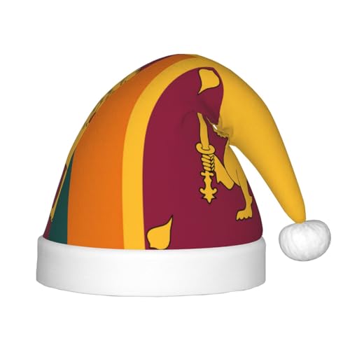 dkkuvt Weihnachtsmütze mit Sri Lanka-Flagge, festlicher Spaß, Unisex, Weihnachtsmütze, für die meisten Weihnachtsfeiern, Urlaubsbedarf, Weihnachtsmütze dkkuvt Weihnachtsmütze mit Sri Lanka-Flagge, festlicher Spaß, Unisex, Weihnachtsmütze, für die meisten Weihnachtsfeiern, Urlaubsbedarf, Weihnachtsmütze von dkkuvt