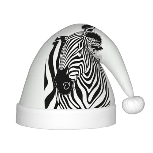 dkkuvt Weihnachtsmütze mit Zebra-Druck, festlich, lustig, Unisex, für die meisten Weihnachtsfeiern, Urlaubsbedarf, Weihnachtsmütze dkkuvt Weihnachtsmütze mit Zebra-Druck, festlich, lustig, Unisex, für die meisten Weihnachtsfeiern, Urlaubsbedarf, Weihnachtsmütze von dkkuvt