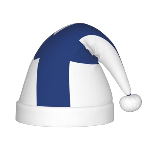 dkkuvt Weihnachtsmütze mit finnischer Flagge, festlich, lustig, Unisex, für die meisten Weihnachtsfeiern, Urlaubsbedarf, Weihnachtsmütze dkkuvt Weihnachtsmütze mit finnischer Flagge, festlich, lustig, Unisex, für die meisten Weihnachtsfeiern, Urlaubsbedarf, Weihnachtsmütze von dkkuvt