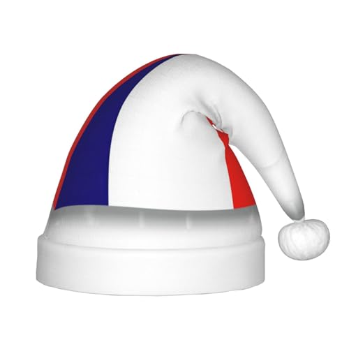 dkkuvt Weihnachtsmütze mit französischer Flagge, Unisex, Weihnachtsmütze, für die meisten Weihnachtsfeiern, Urlaubsbedarf, Weihnachtsmütze dkkuvt Weihnachtsmütze mit französischer Flagge, Unisex, Weihnachtsmütze, für die meisten Weihnachtsfeiern, Urlaubsbedarf, Weihnachtsmütze von dkkuvt