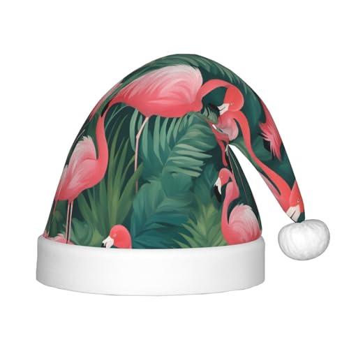 dkkuvt Weihnachtsmütze mit rosa Flamingo-Sukkulenten, festlicher Spaß, Unisex, Weihnachtsmütze, für die meisten Weihnachtsfeiern, Urlaubsbedarf, Weihnachtsmütze dkkuvt Weihnachtsmütze mit rosa Flamingo-Sukkulenten, festlicher Spaß, Unisex, Weihnachtsmütze, für die meisten Weihnachtsfeiern, Urlaubsbedarf, Weihnachtsmütze von dkkuvt