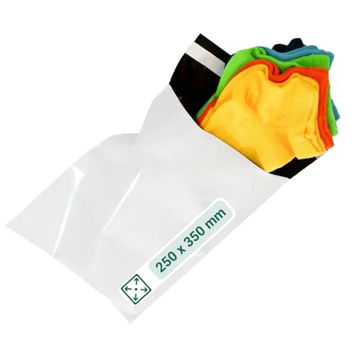 dm-folien gmbh 1000 Stk. Profi Coex Versandtaschen 250 x 350 mm I Reißfeste Versandbeutel für Kleidung & Textilien I Versandtüten selbstklebend & blickdicht I Plastiktüten Stärke 50 my dm-folien gmbh 1000 Stk. Profi Coex Versandtaschen 250 x 350 mm I Reißfeste Versandbeutel für Kleidung & Textilien I Versandtüten selbstklebend & blickdicht I Plastiktüten Stärke 50 my von dm-folien gmbh