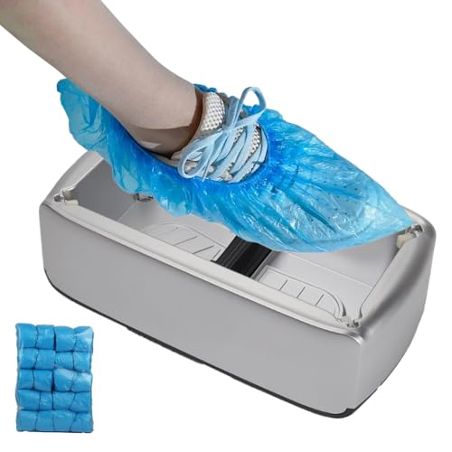 dmqdu Automatische Schuhüberziehmaschine, Schuhüberzugspender, Schuhverpackungsspender, Schuhfilm-Abdeckungsmaschine mit 100 Überschuhen dmqdu Automatische Schuhüberziehmaschine, Schuhüberzugspender, Schuhverpackungsspender, Schuhfilm-Abdeckungsmaschine mit 100 Überschuhen von dmqdu