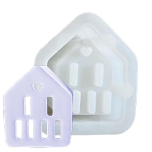 dmqdu Haus Silikonform, Silikonformen für Haus - Kleine Kerzen Form Haus Form Silikonformen | Schnellverschluss-Harzformen, Seifenformen dmqdu Haus Silikonform, Silikonformen für Haus - Kleine Kerzen Form Haus Form Silikonformen | Schnellverschluss-Harzformen, Seifenformen von dmqdu