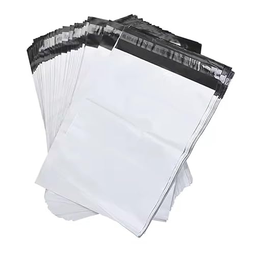 docsmagic.de 50 Versandbeutel 240 x 350mm Premium 60μm LDPE COEX Selbstklebend Versandtaschen Schwarz/Weiss Poly Mailers von docsmagic.de
