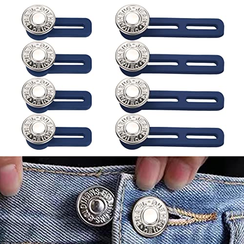Knopfverlängerungs-Set für Hosen und Röcke, verstellbare Taillenverlängerung, 8 Stück Knopfverlängerungs-Set für Hosen und Röcke, verstellbare Taillenverlängerung, 8 Stück von dogmoon