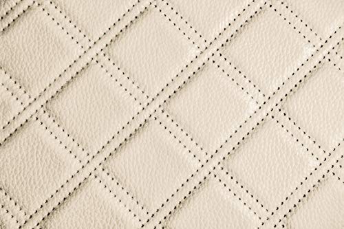 Kunstleder gesteppt Doppel Karo kaschiert Meterware Leder Polsterstoff Stoff 140cm creme Kunstleder gesteppt Doppel Karo kaschiert Meterware Leder Polsterstoff Stoff 140cm creme von dogsfavorite