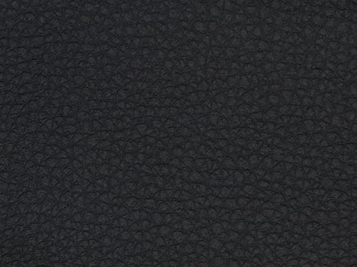 dogsfavorite Kunstleder kaschiert mit Schaumstoff Leder Meterware Polsterstoff schwarz von dogsfavorite