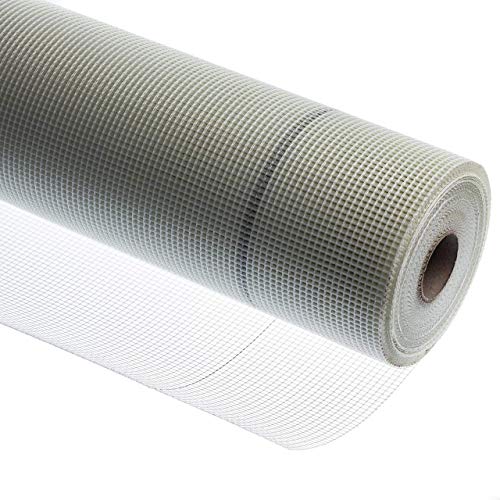 doitBau Armierungsgewebe – Putzgewebe Gittergewebe Innenputz – 75 g/m² Glasfaser, verschiebefest, Rissschutz & alkalibeständig – 1 m x 100 m Rolle 100 m² für Wand & Decke von doitBau