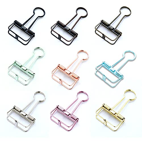 9 Stück 51mm Metal Hollow Lange Schwanzklammer, hohle Metall Bulldog Clips Metalldraht Foldback Binder Clips in Planer Clips Foto Poster Memo Büroklammer 9 Stück 51mm Metal Hollow Lange Schwanzklammer, hohle Metall Bulldog Clips Metalldraht Foldback Binder Clips in Planer Clips Foto Poster Memo Büroklammer von dordol