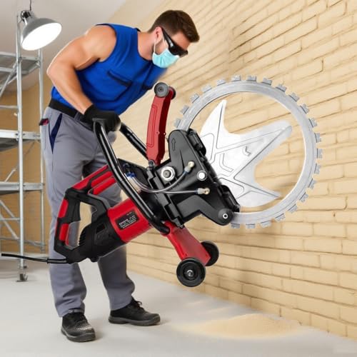 Neue Betontrennsäge, Bürsten-Gleichstrommotor mit 2*16-Zoll-Diamantblatt, Nass-/Trocken-Staubschutzschneider, 30 cm Schnitttiefe, für Renovierungsarbeiten/Straßenbauarbeiten 9500W2blades Neue Betontrennsäge, Bürsten-Gleichstrommotor mit 2*16-Zoll-Diamantblatt, Nass-/Trocken-Staubschutzschneider, 30 cm Schnitttiefe, für Renovierungsarbeiten/Straßenbauarbeiten 9500W2blades von dosiwlatever