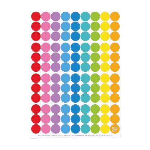 dot on Klebepunkte rainbow 20 mm | 107 Sticker | perfekt als Ergänzung für alle dot on Kalender | Aufkleber Klebepunkte dots Planen Organisation Motivation Dekoration dot on Klebepunkte rainbow 20 mm | 107 Sticker | perfekt als Ergänzung für alle dot on Kalender | Aufkleber Klebepunkte dots Planen Organisation Motivation Dekoration von dot on