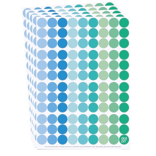 dot on Klebepunkte aqua 20 mm | 535 Sticker | perfekt als Ergänzung für alle dot on Kalender | Aufkleber Klebepunkte dots Planen Organisation Motivation Dekoration dot on Klebepunkte aqua 20 mm | 535 Sticker | perfekt als Ergänzung für alle dot on Kalender | Aufkleber Klebepunkte dots Planen Organisation Motivation Dekoration von dot on