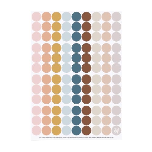 dot on Klebepunkte boho 20 mm | 107 Sticker | perfekt als Ergänzung für alle dot on Kalender | Aufkleber Klebepunkte dots Planen Organisation Motivation Dekoration dot on Klebepunkte boho 20 mm | 107 Sticker | perfekt als Ergänzung für alle dot on Kalender | Aufkleber Klebepunkte dots Planen Organisation Motivation Dekoration von dot on