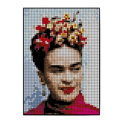 dot on Pixelart | Kleben nach Zahlen | Motiv: Frida | Bastelset für Erwachsene mit Klebepunkten | Poster 50x70 cm | Kunst Sticker Mosaik Aufkleber Selbermachen DIY kreativ Stickerart dot on Pixelart | Kleben nach Zahlen | Motiv: Frida | Bastelset für Erwachsene mit Klebepunkten | Poster 50x70 cm | Kunst Sticker Mosaik Aufkleber Selbermachen DIY kreativ Stickerart von dot on