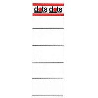 10 dots Einsteck-Rückenschilder weiß für 8,0 cm Rückenbreite 10 dots Einsteck-Rückenschilder weiß für 8,0 cm Rückenbreite von dots