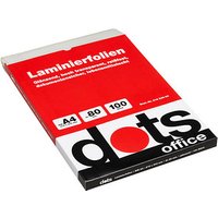 100 dots Laminierfolien glänzend für A4 80 micron von dots