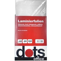 100 dots Laminierfolien glänzend für A5 80 micron von dots