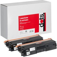 dots  schwarz Toner kompatibel zu brother TN-421BK, 2er-Set von dots