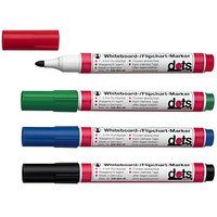 dots Whiteboard-Marker farbsortiert 1,5 - 3,0 mm, 4 St. von dots