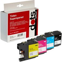 dots schwarz, cyan, magenta, gelb Druckerpatronen kompatibel zu brother LC123VALBPDR, 4er-Set dots schwarz, cyan, magenta, gelb Druckerpatronen kompatibel zu brother LC123VALBPDR, 4er-Set von dots