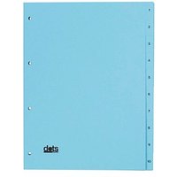 dots Ordnerregister Vollformat 1-10 blau 10-teilig, 5 Satz von dots