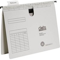 dots Hängehefter Karton lichtgrau 1 x kaufmännische BZ-Heftung, 5 St. von dots
