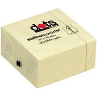 dots Haftnotizen Standard gelb 1 Würfel von dots