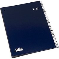 dots Pultordner 1-12, Jan.-Dez. blau von dots