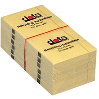 dots Recycling Haftnotizen gelb, 12 Blöcke von dots