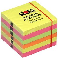 dots Z-Faltung Haftnotizen Standard R 330 farbsortiert 6 Blöcke von dots