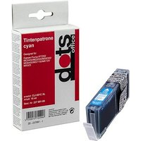 dots  cyan Druckerpatrone kompatibel zu Canon CLI-551 XL C von dots