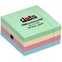 dots pastell Haftnotizen Standard farbsortiert 1 Würfel von dots