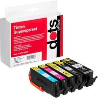 dots  pigmentschwarz, schwarz, cyan, magenta, gelb Druckerpatronen kompatibel zu Canon PGI-570XL PGBK, CLI-571XL  BK/C/M/Y , 5er-Set von dots