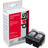 dots  schwarz, color Druckerpatronen kompatibel zu Canon PG-540/CL-541 von dots
