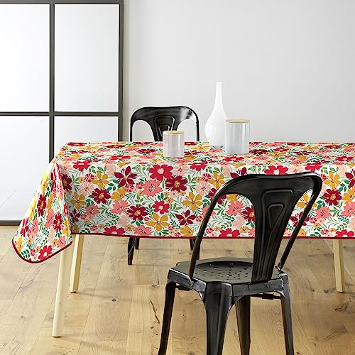 Douceur d'Intérieur Milly Sans Tischdecke, rechteckig (140 x 240 cm), bedrucktes PVC von Douceur d'Intérieur