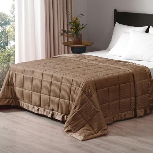 downluxe Gewichtete Decke, 8,2 kg, gewichtete Decken für Erwachsene, Kühldecke King Size mit Glasperlen, Braun downluxe Gewichtete Decke, 8,2 kg, gewichtete Decken für Erwachsene, Kühldecke King Size mit Glasperlen, Braun von downluxe