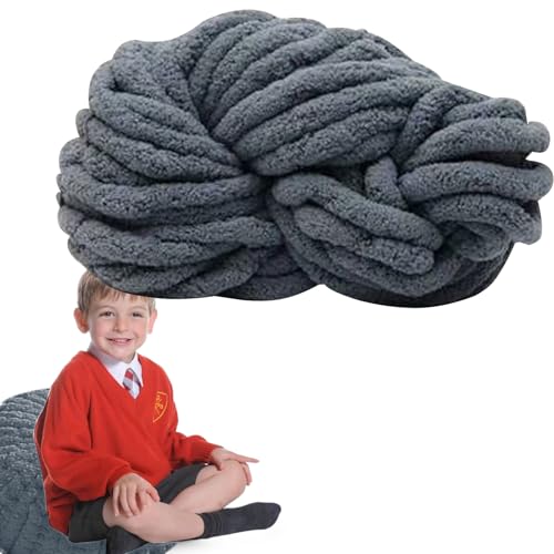 Doyandader Wolle Zum Häkeln Dickes Garn, Chenille Garn Zum Häkeln, Chunky Wool, Klobige Wolle Handstricken Von Decken Und Schals von doyandader